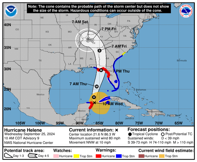 Helene Path Cone - 09-25-2024